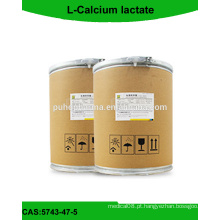 L-Pó de lactato de cálcio com boa qualidade // CAS: 5743-47-5